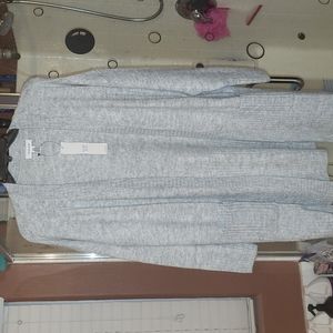 NWT CALVIN KLEIN GREY CARDIGAN SIZE MEDIUM